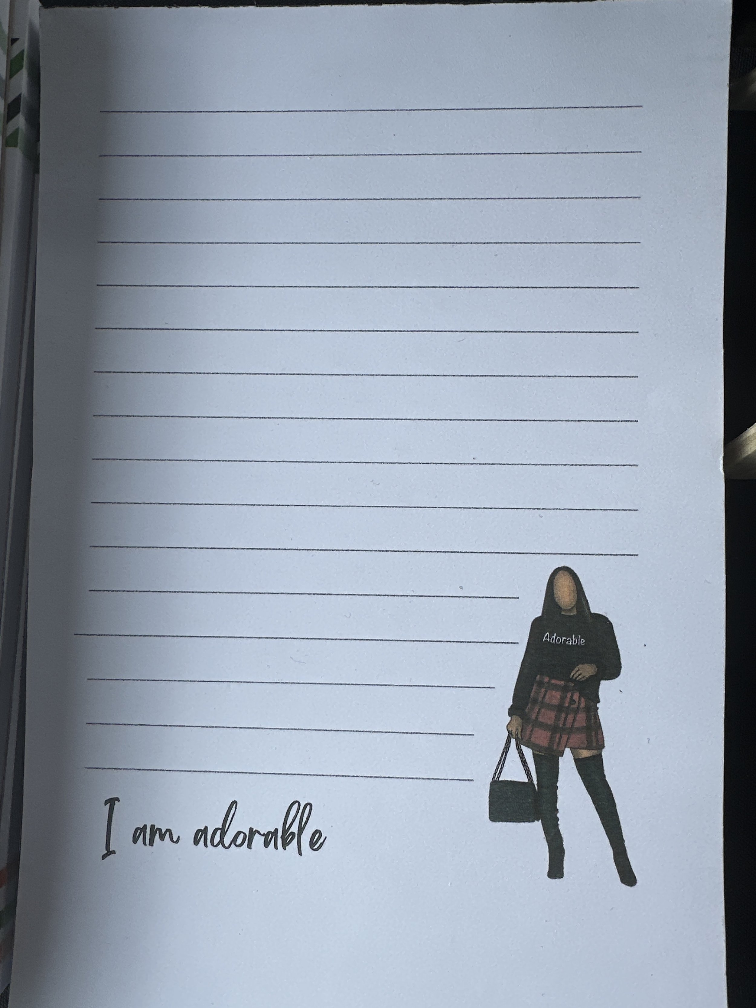 Adorable Self-Love Notepad