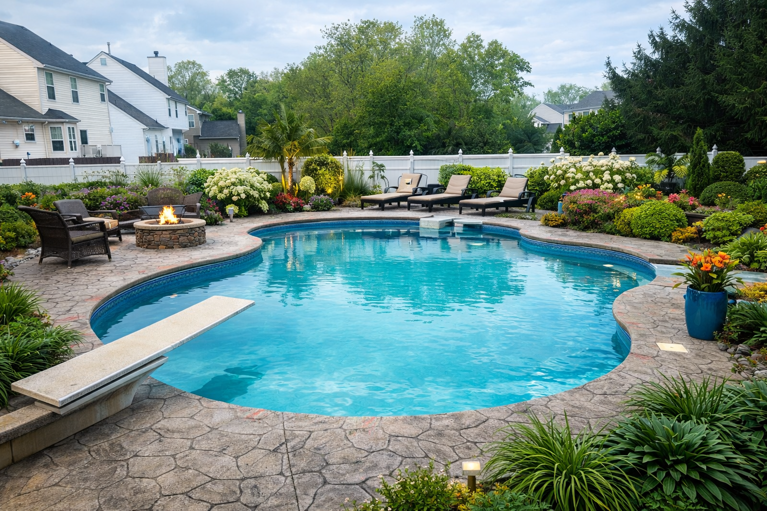 Gunite Pool Opening