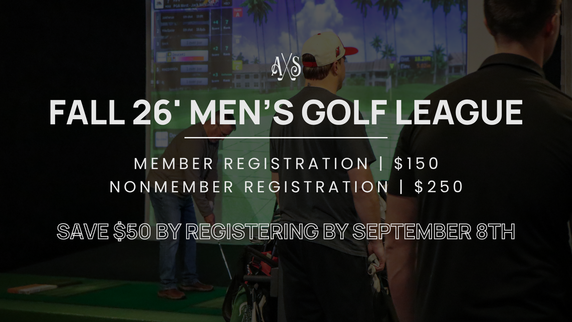 Fall Men's Golf League : REGISTRATION OPEN!