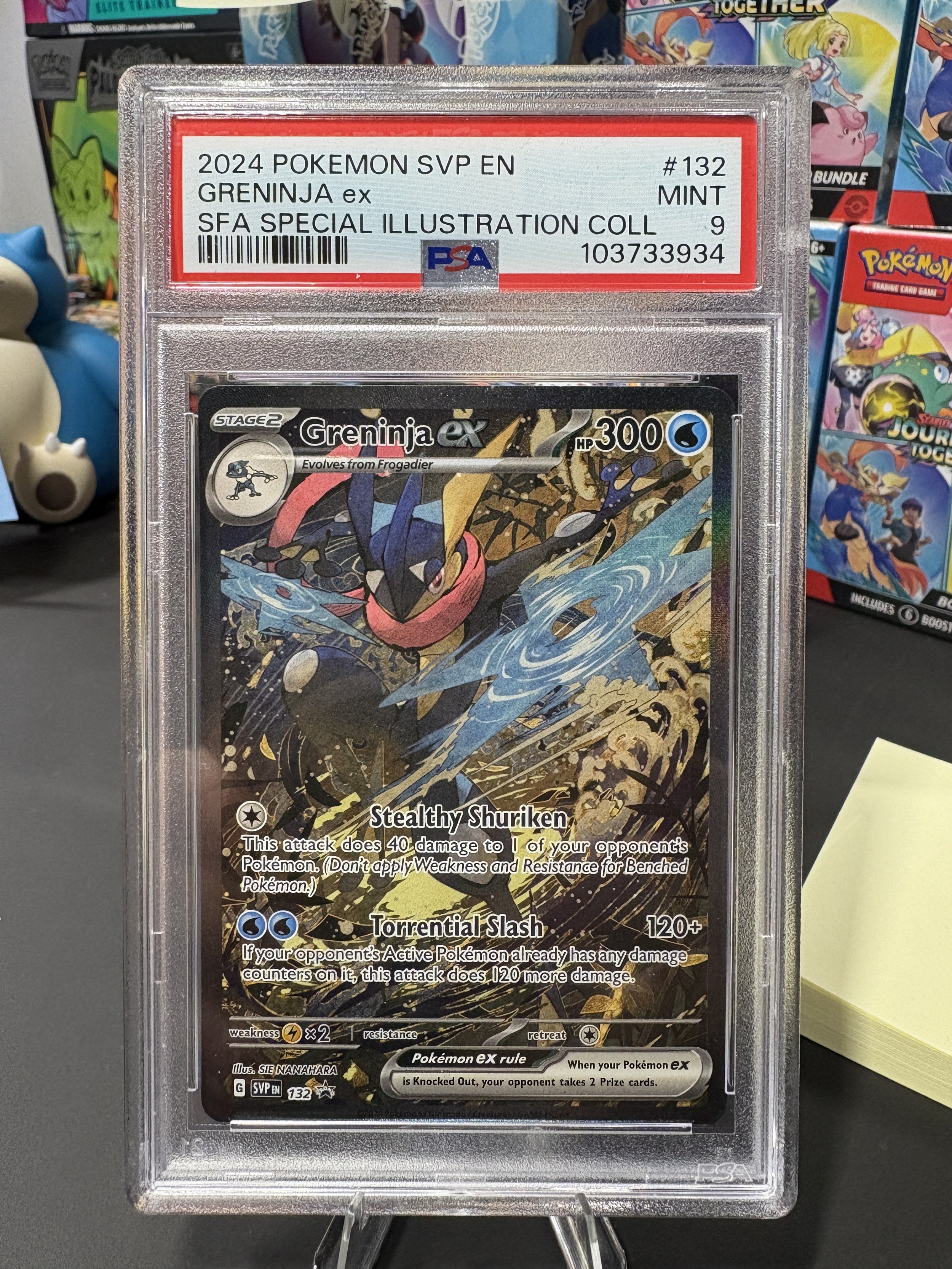 2024 Pokémon Greninja ex #132 SVP PSA 9