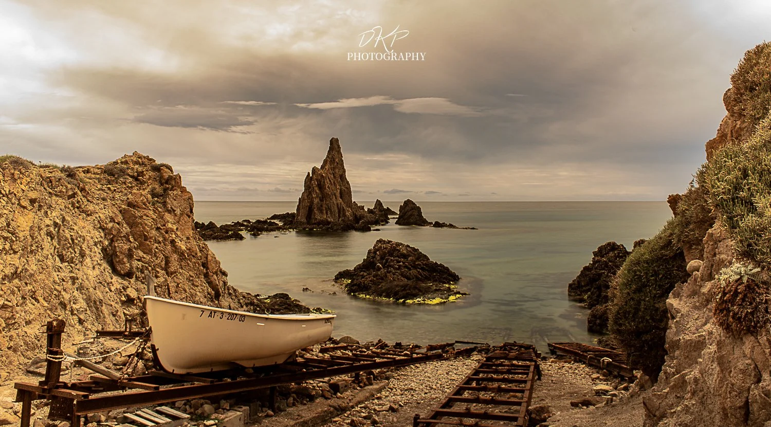 ARRECIFE DE LAS SIRENAS LONG EXPOSURE AT CABO DE GATA