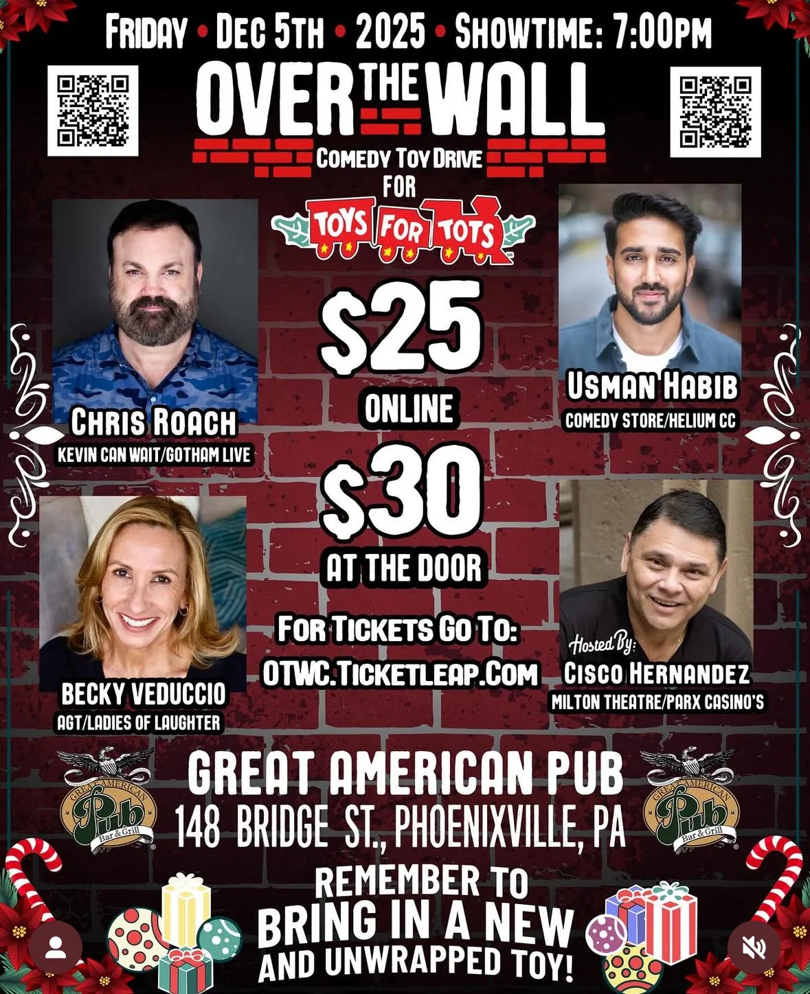 PA - Over the Wall - Toys for Tots