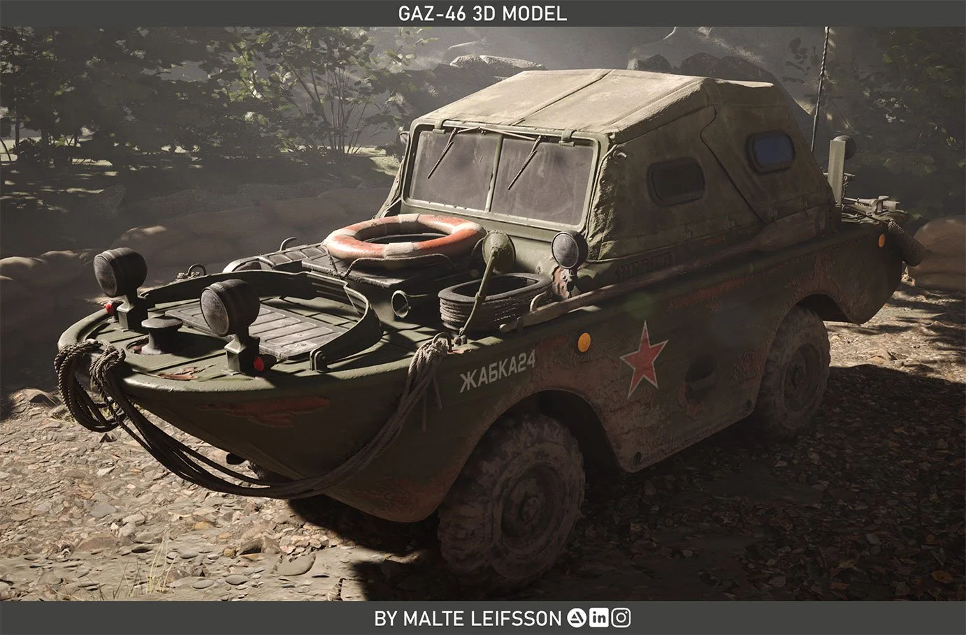 Sovietisk Amfibiebil, GAZ-46 MAV