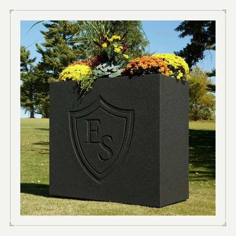 image of one of PolyMade's commercial concrete planters