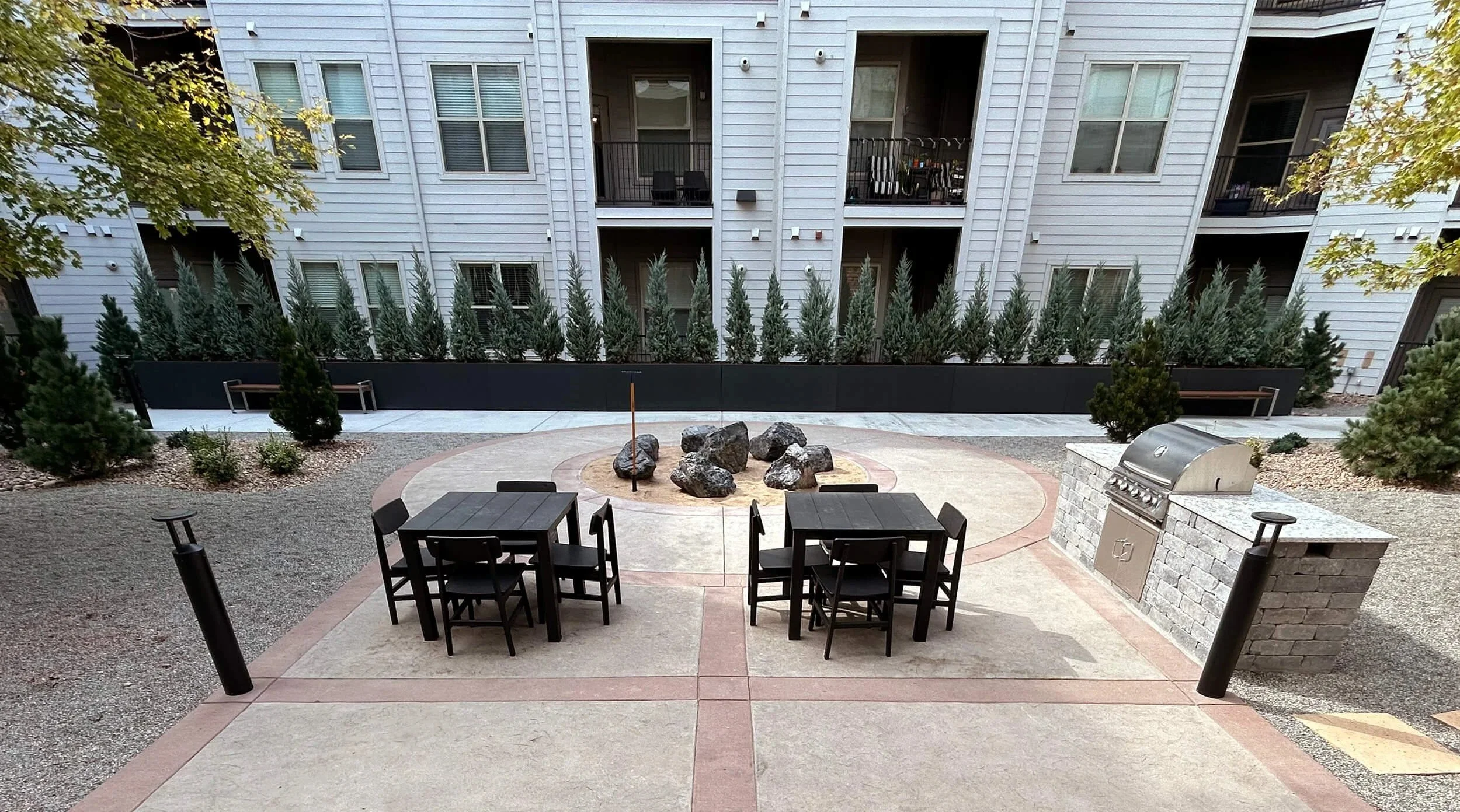 image of PolyMade's commercial planters