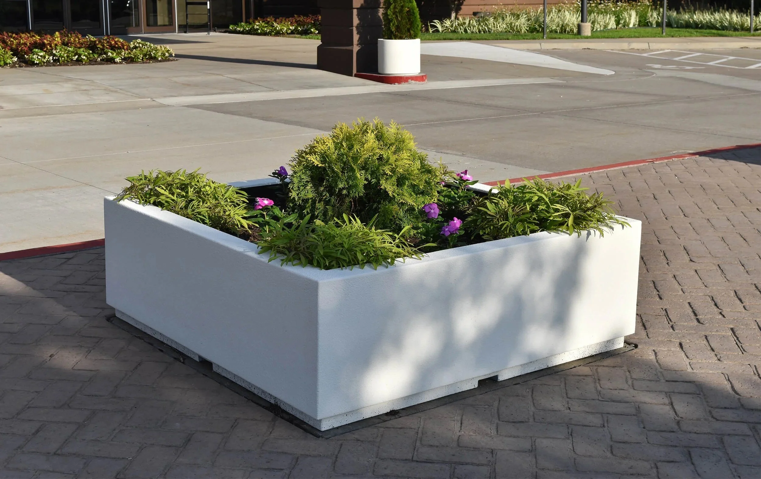 image of one of PolyMade's commercial planters