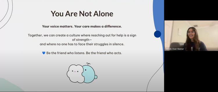Minds Out Loud Workshop-Secrets, Safety, and Support:  What to do if a friend confides in you