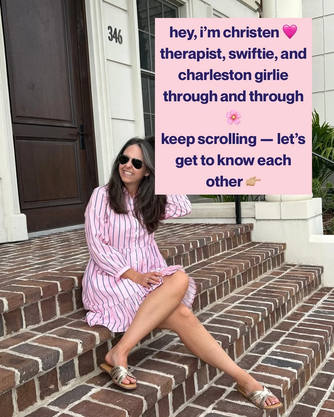 There&rsquo;ve been a lot of new faces here lately, so &mdash; hi, I&rsquo;m Christen 🩷

I&rsquo;m a therapist in Charleston, SC who helps women move through reproductive grief, infertility, and all the in-between. 
It&rsquo;s tender work, but it&rs