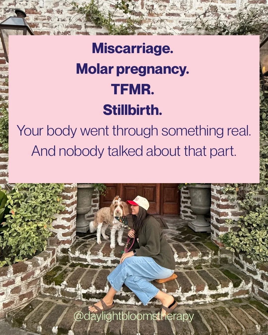 The emotional grief of reproductive loss gets talked about. The physical experience? Rarely.

This one is for the bodies that went through something real and never got to hear that it mattered.

Swipe through 👉🏼

💾 Save this for the moments you ne