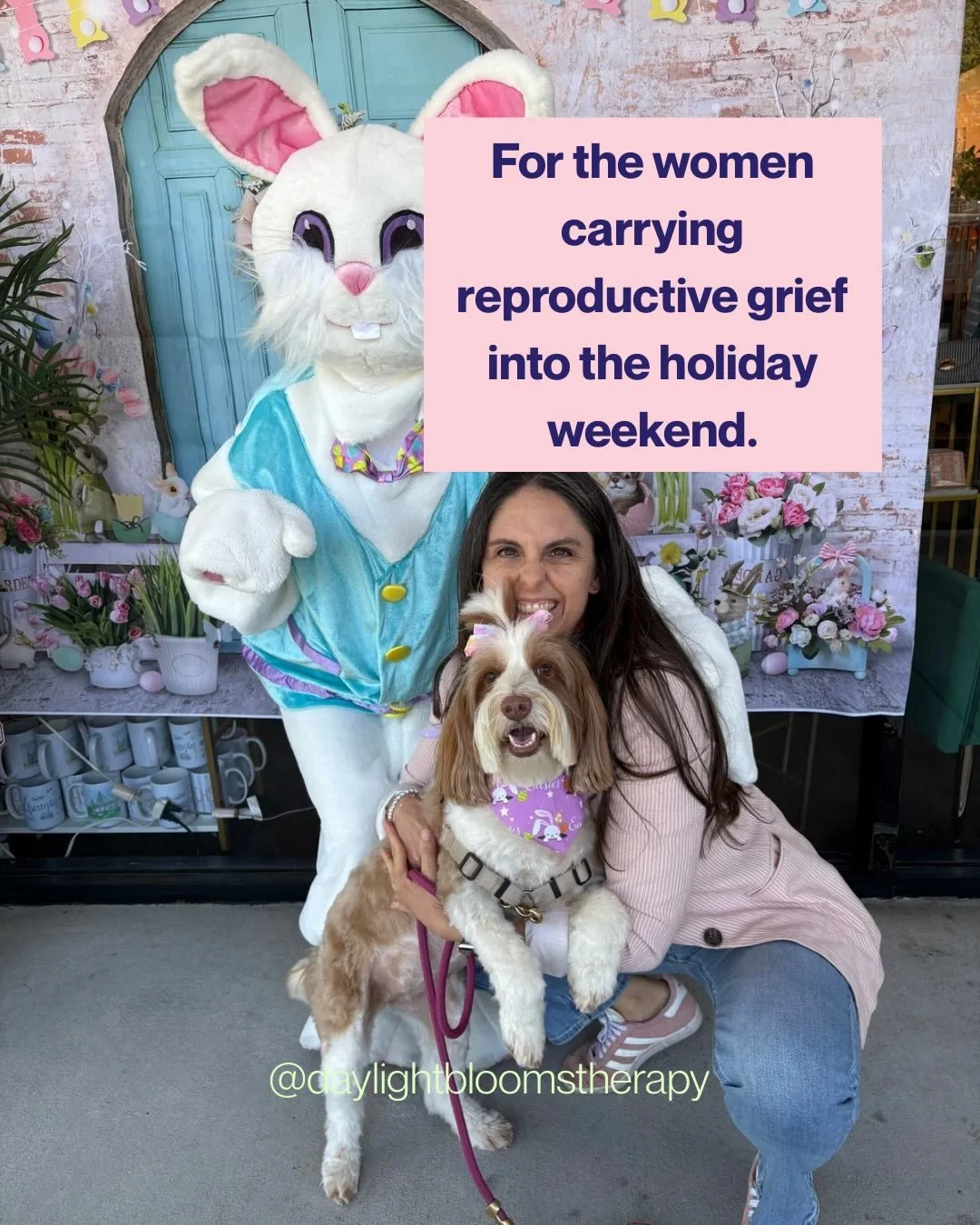 Nobody talks about how hard Easter is when you&rsquo;re grieving the family you didn&rsquo;t get to have.

The matching outfits. The Easter basket overflowing with chocolate and little toys. The egg hunt in the backyard. The family photo where everyo