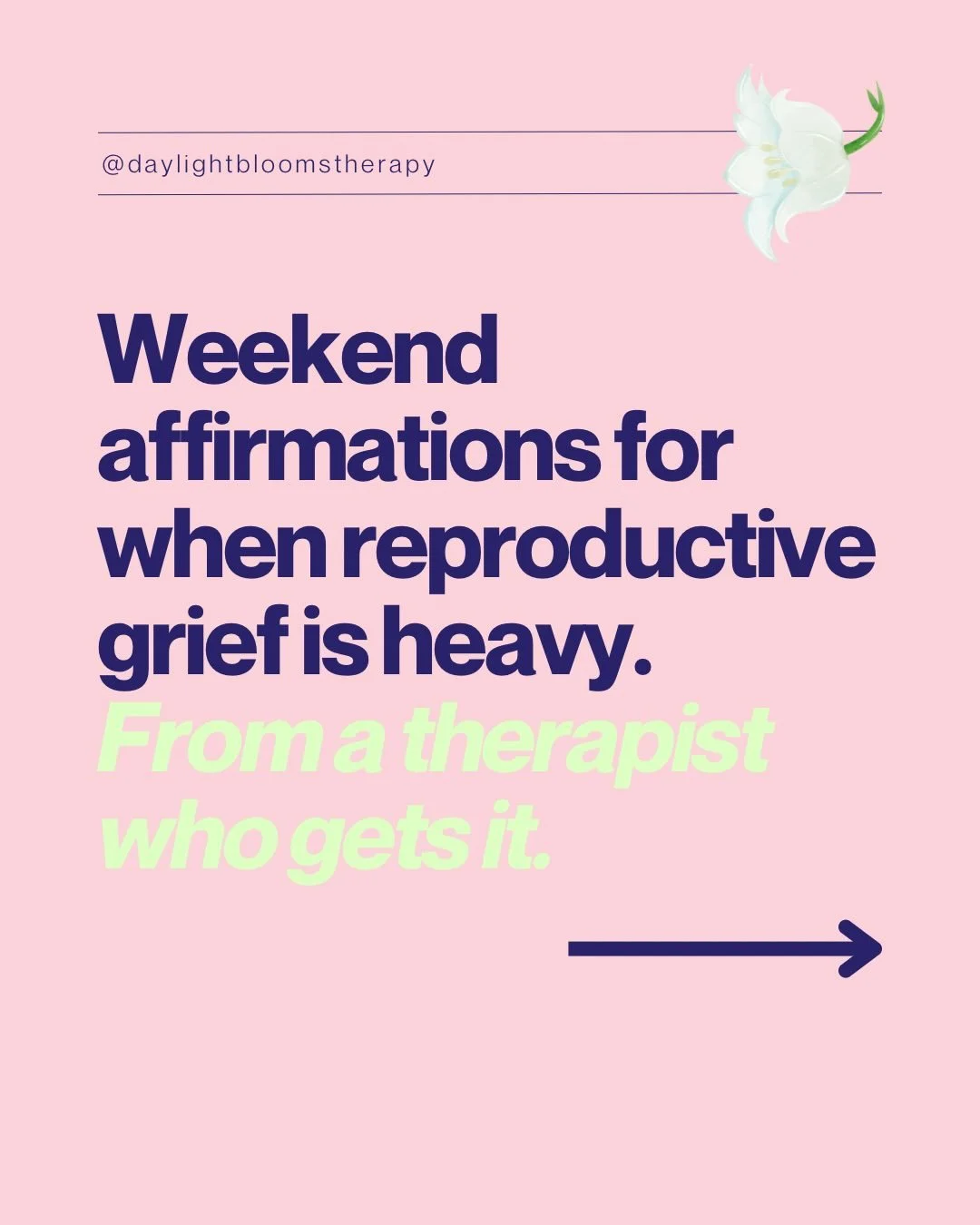 Wherever you are in your grief this weekend, whether you&rsquo;re in the thick of it or just trying to get through the day, these are for you. 🫶🏼

💾 Saving this for when you need it is more than okay.

#ReproductiveGrief #PregnancyLoss #WeekendAff