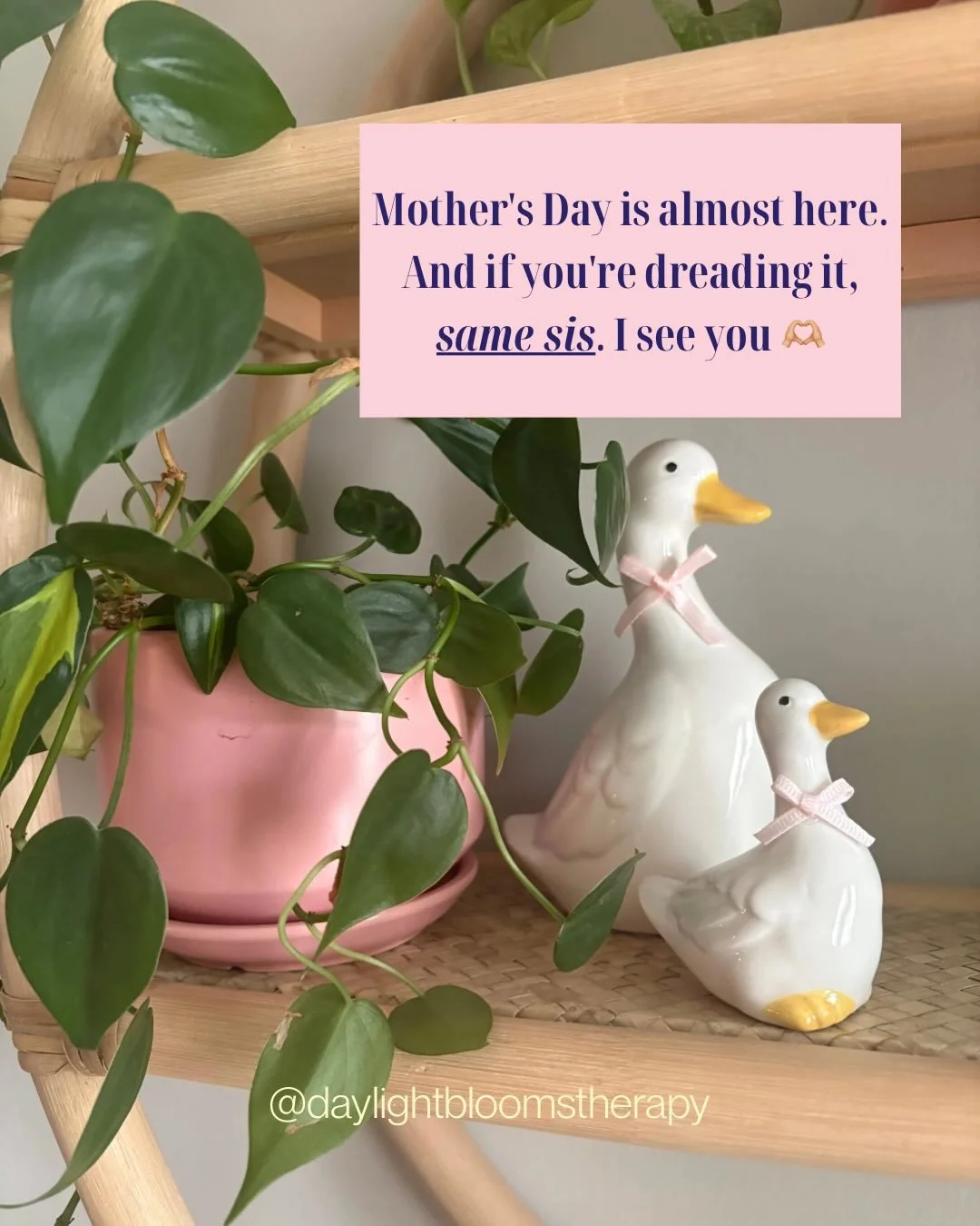 Mother&rsquo;s Day is complicated when motherhood hasn&rsquo;t come the way you hoped. The world this weekend will feel loud in ways that make your grief feel very quiet. And that invisibility is its own kind of hard. You don&rsquo;t have to smile th