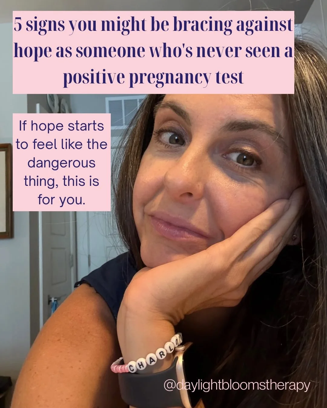 No one talks about how hope becomes more and more devastating after yet another negative pregnancy test.

Not the sadness. The armor. The way you start bracing before anything has even happened. The way hope starts to feel like the dangerous thing.


