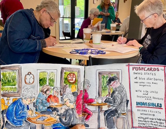 Postcards to Swing States