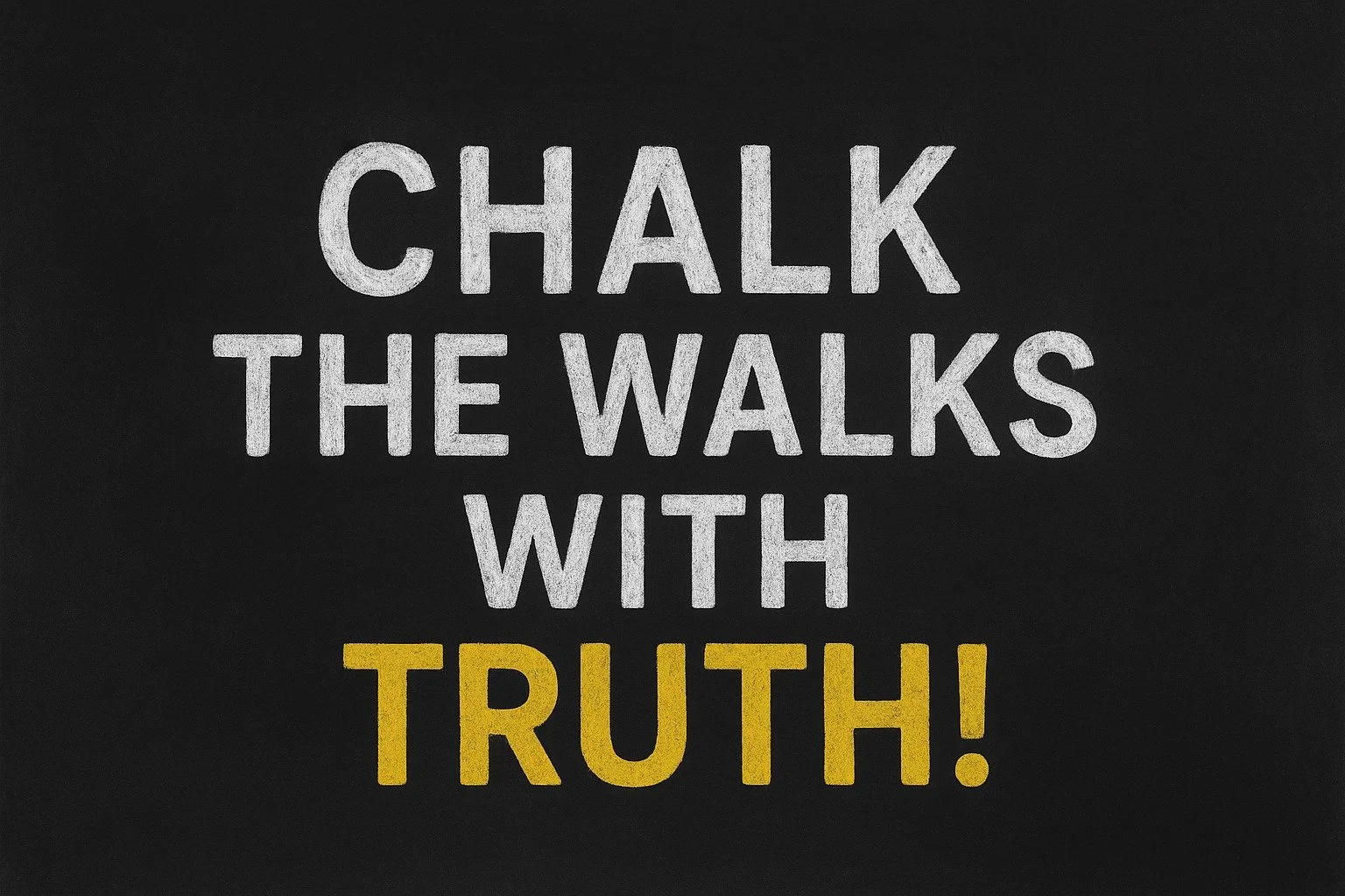 Visibility Brigade CHALK-THE-WALK