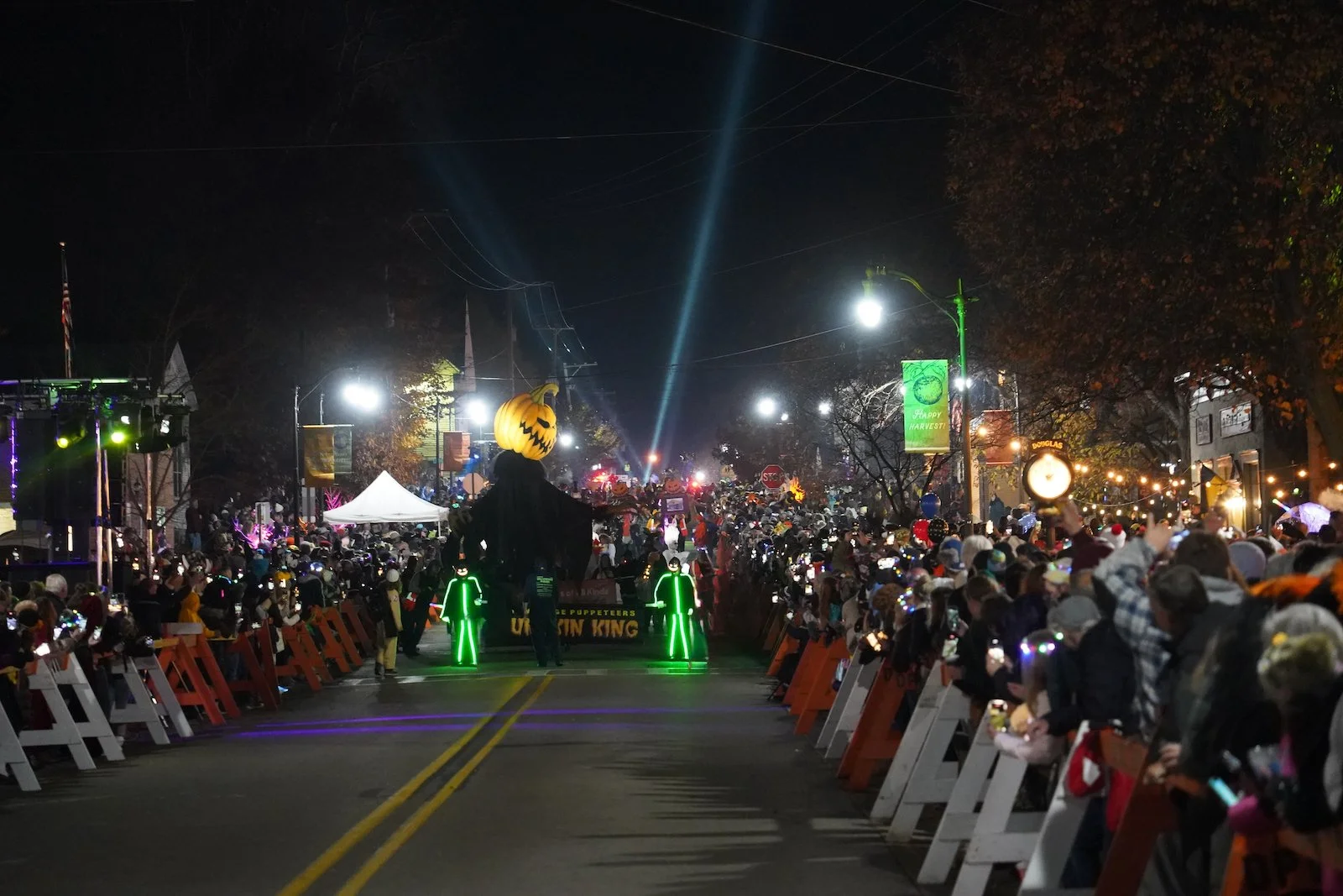 Practice for the Douglas Halloween Parade
