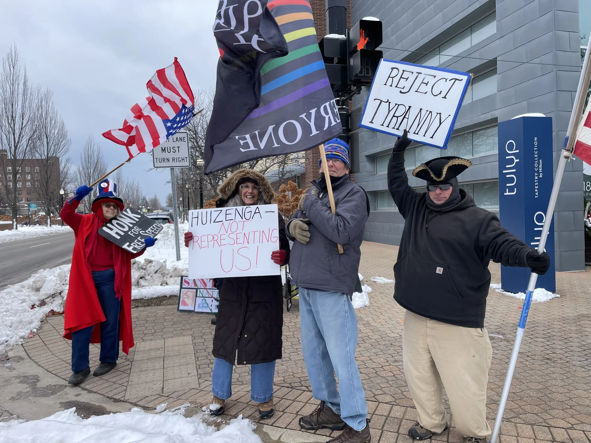 HUIZENGA PROTEST
