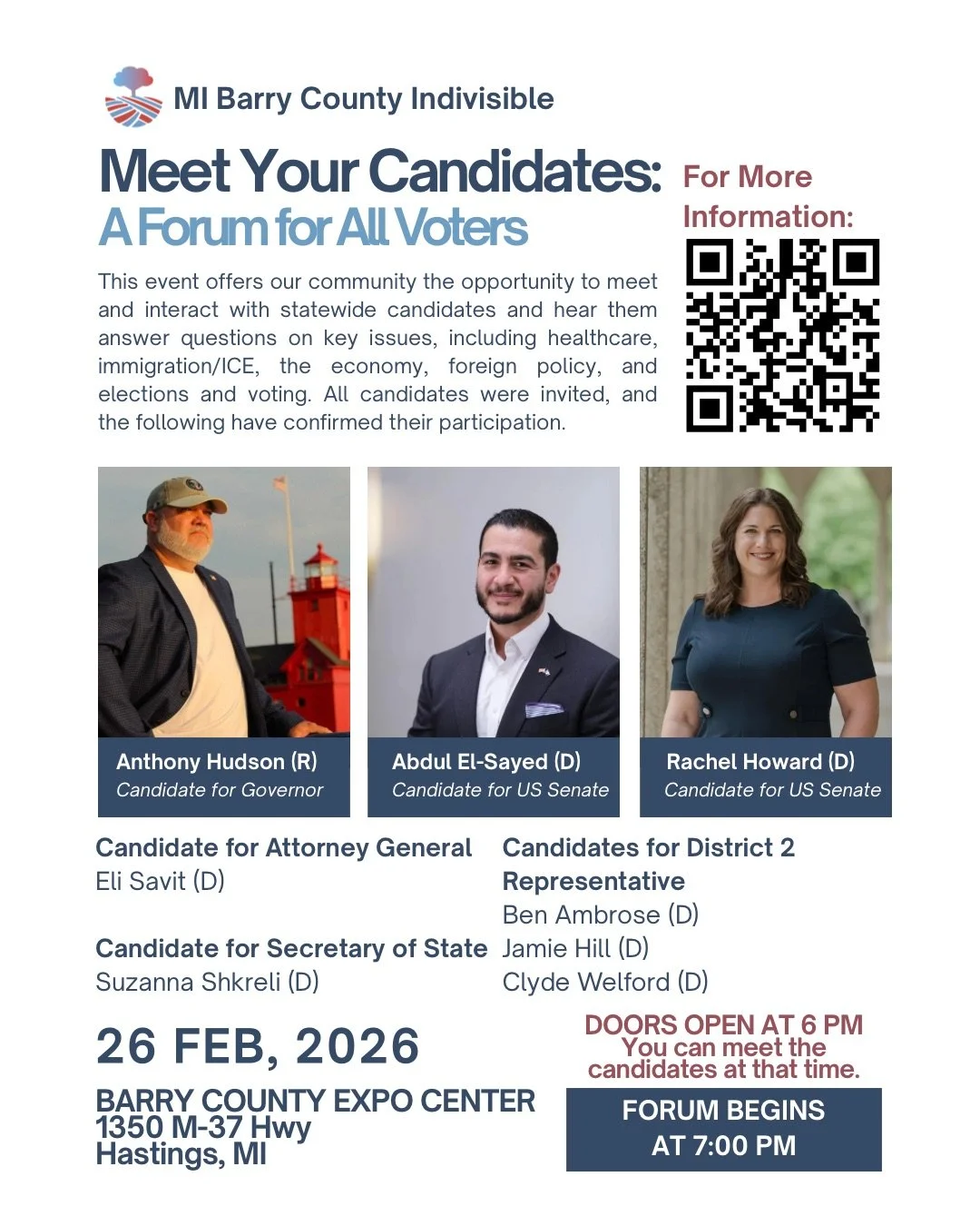 Meet Your Candidates: a Forum for All Voters (Hastings)