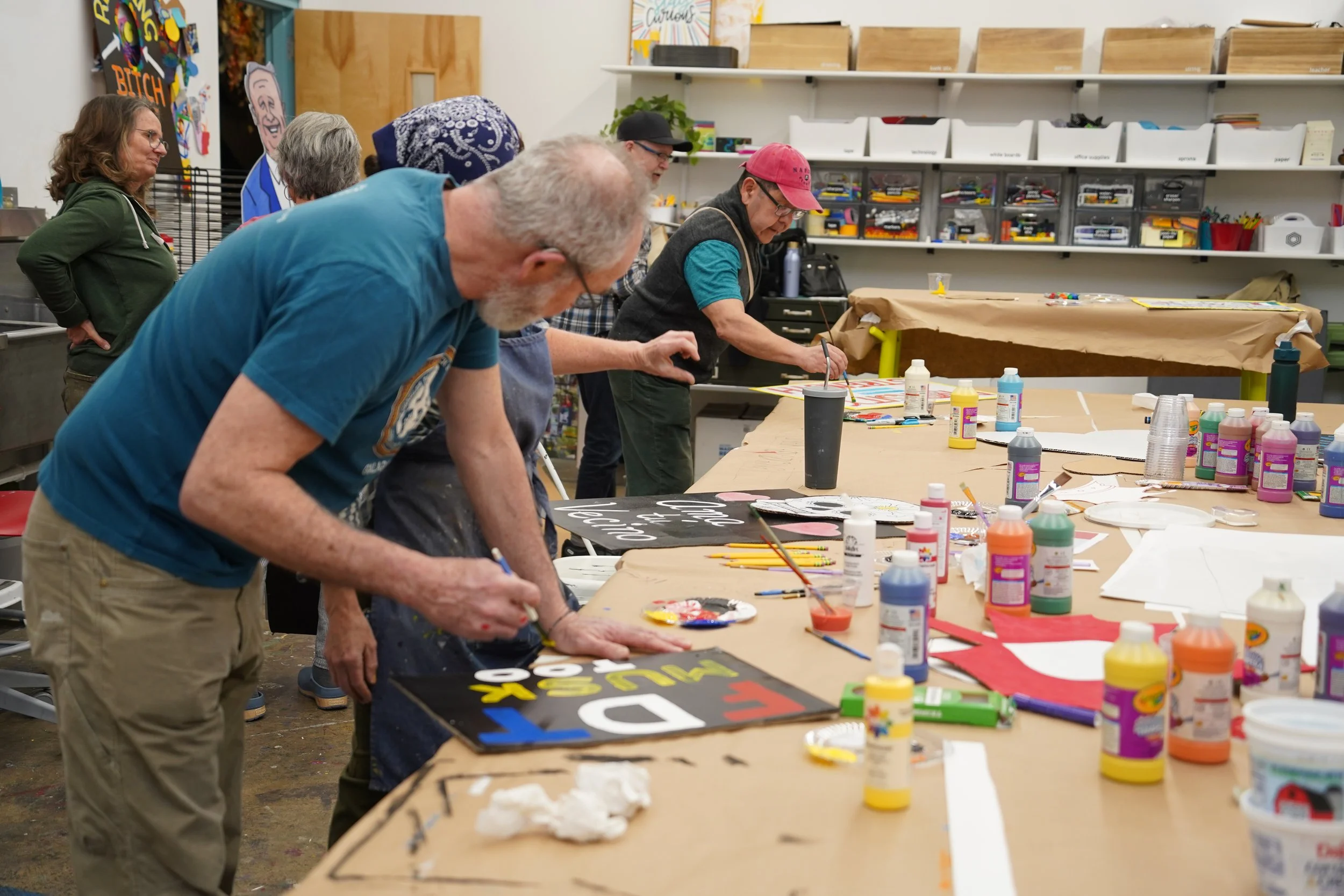 Poster Party for No Kings