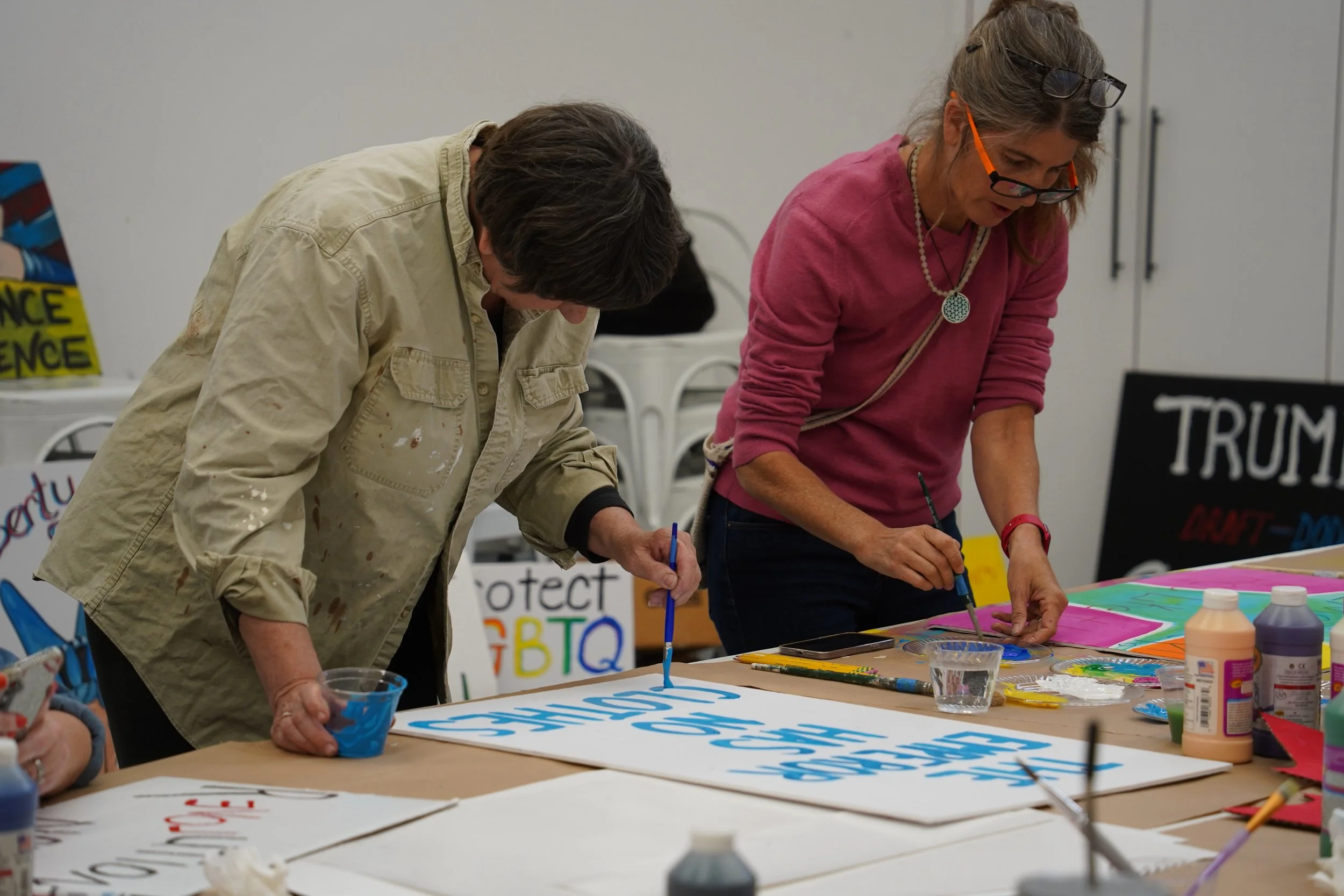 Poster Making Party - No Kings