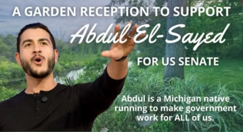 Garden reception for Abdul El-Sayed