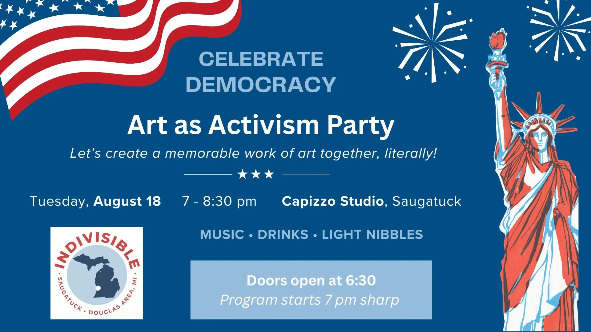 CELEBRATE DEMOCRACY: Art as Activism Party