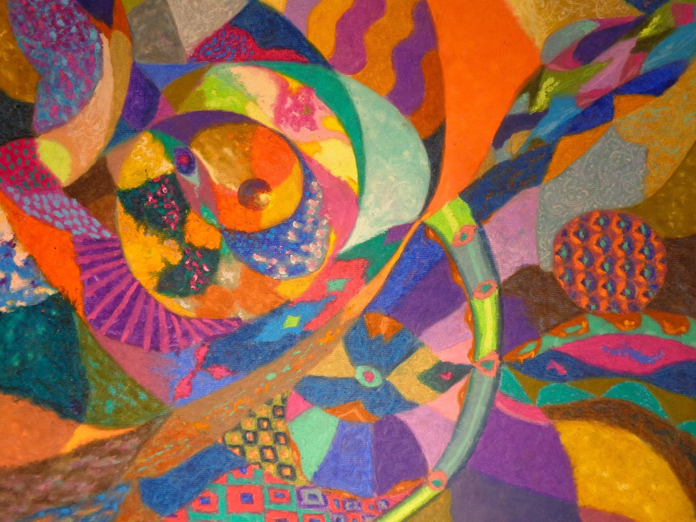 Terry Jackson - Saint Louis, Missouri - "No Title” 
Oil pastel on paper
24 × 18.09 in