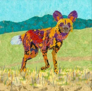 Virginia Primozic - 

Gallup, New Mexico. "Wild Thing" 
Paper on canvas
20 x 20 in