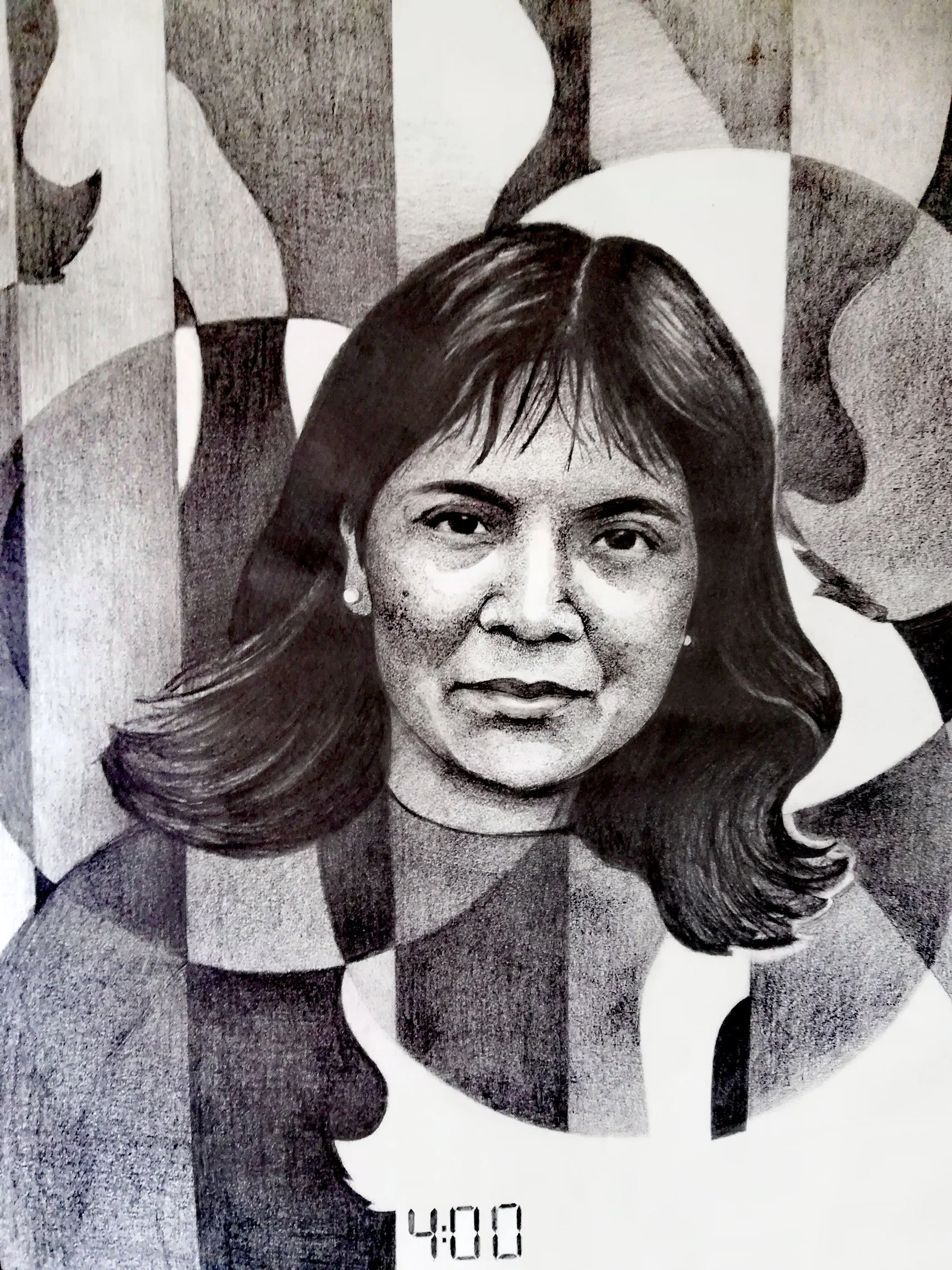 Joanna Rostanska -
Olsztyn, Poland. “Estefani leaves at four.”
Pencil drawing
60 x 75 cm