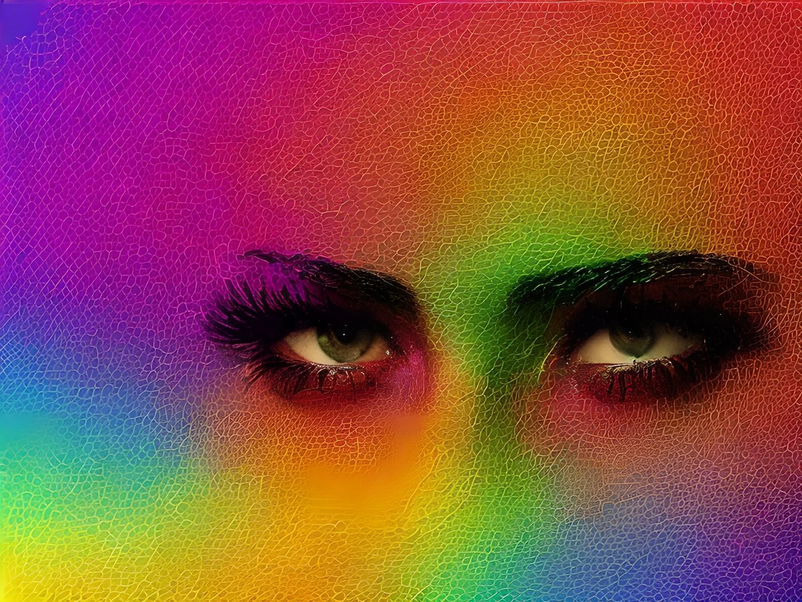 Alex Ewin - 
Tennessee. 

"Abstract Style Clock Face Made From Woman's Face" 
Digital Print
8 x 10 cm