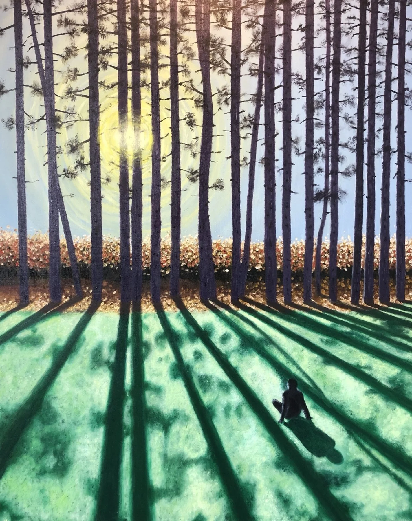 Teunis Ploeg
Elspeet, Netherlands
"Between Shadows," 2026
Oil on canvas
80 x 100 cm