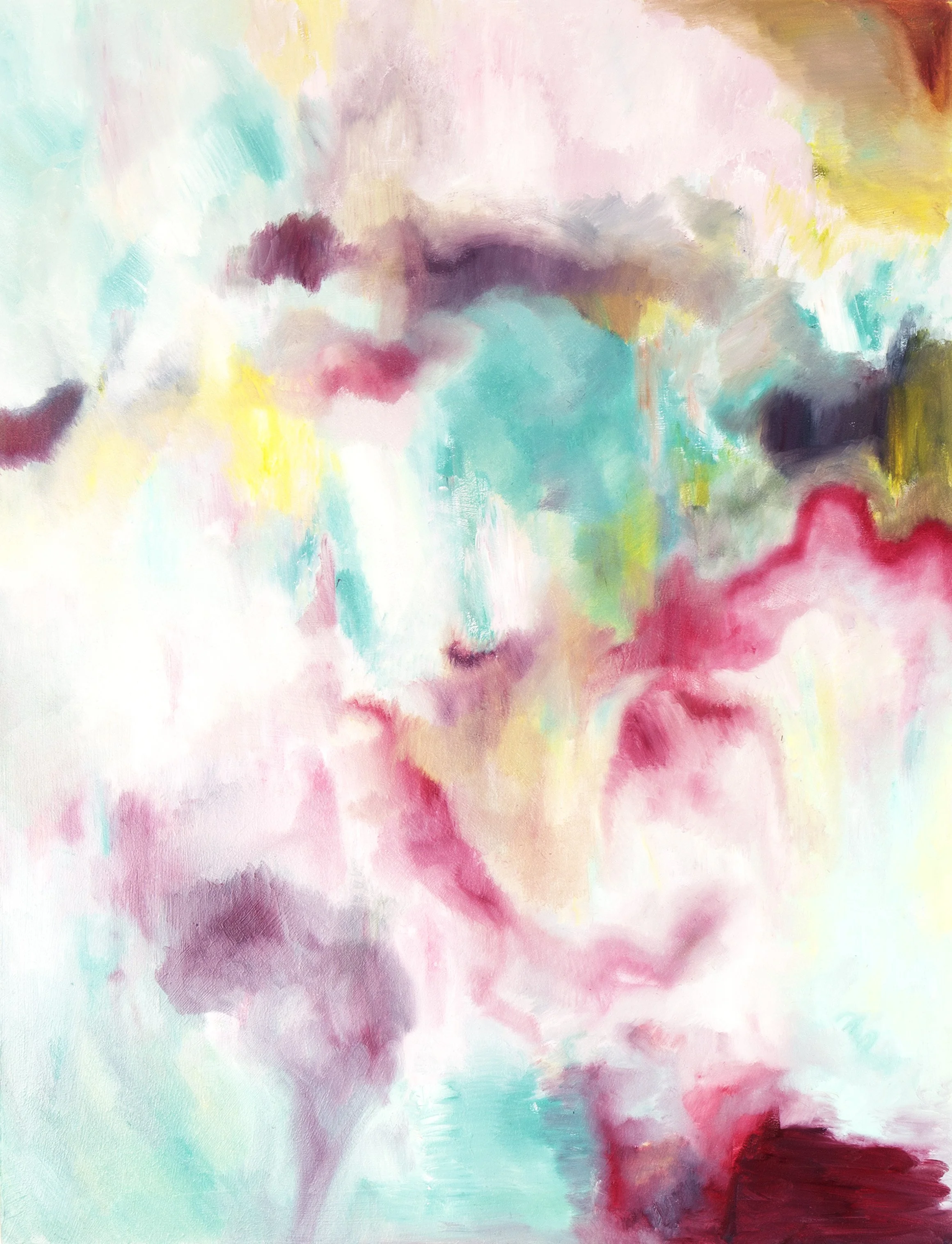 Aila Stefansdotter-Franck - 
Sweden.

"Rayleigh Scattering" 
Oil and acrylics on mdf
59.5 x 80 cm