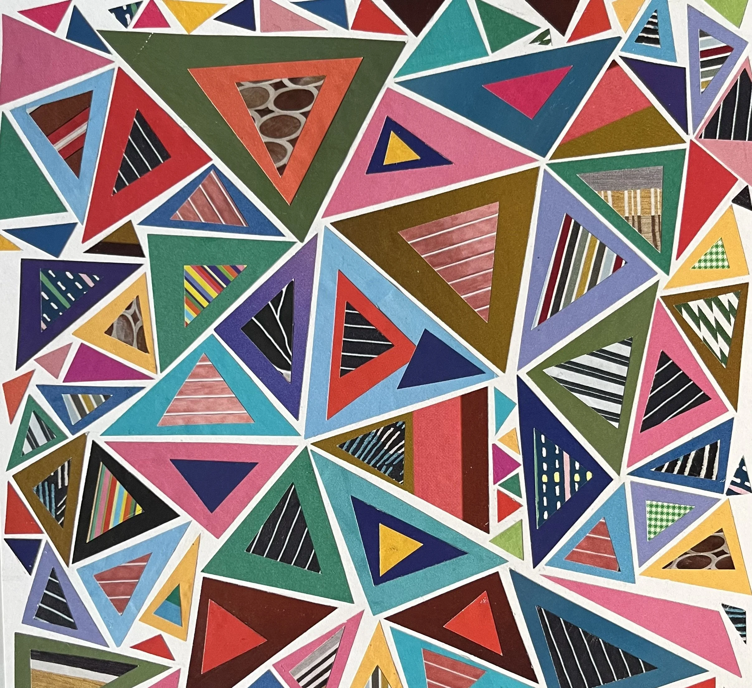 “TRIANGLES ON A ROLL #9”, 2025 BY
DEBORAH SAKS
COLLAGE
AVAILABLE FOR PURCHASE: $175
-
LOCATION: UNITED KINGDOM
HTTPS://WWW.DEBORAHSAKS.COM
