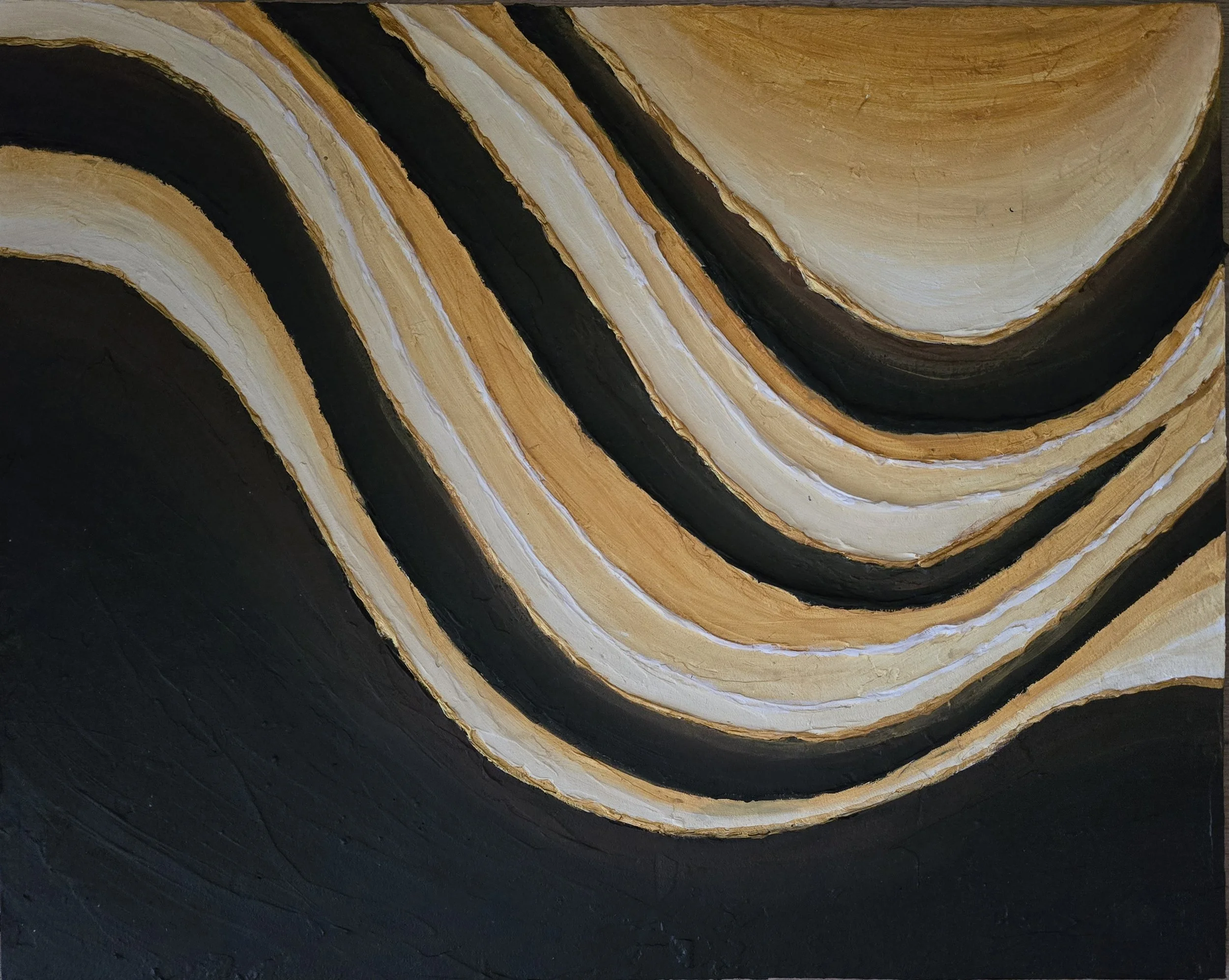 Valentina Ritorova
"Toward the Sun," 2026
Acrylic & texture paste on cardboard
50 x 40 cm