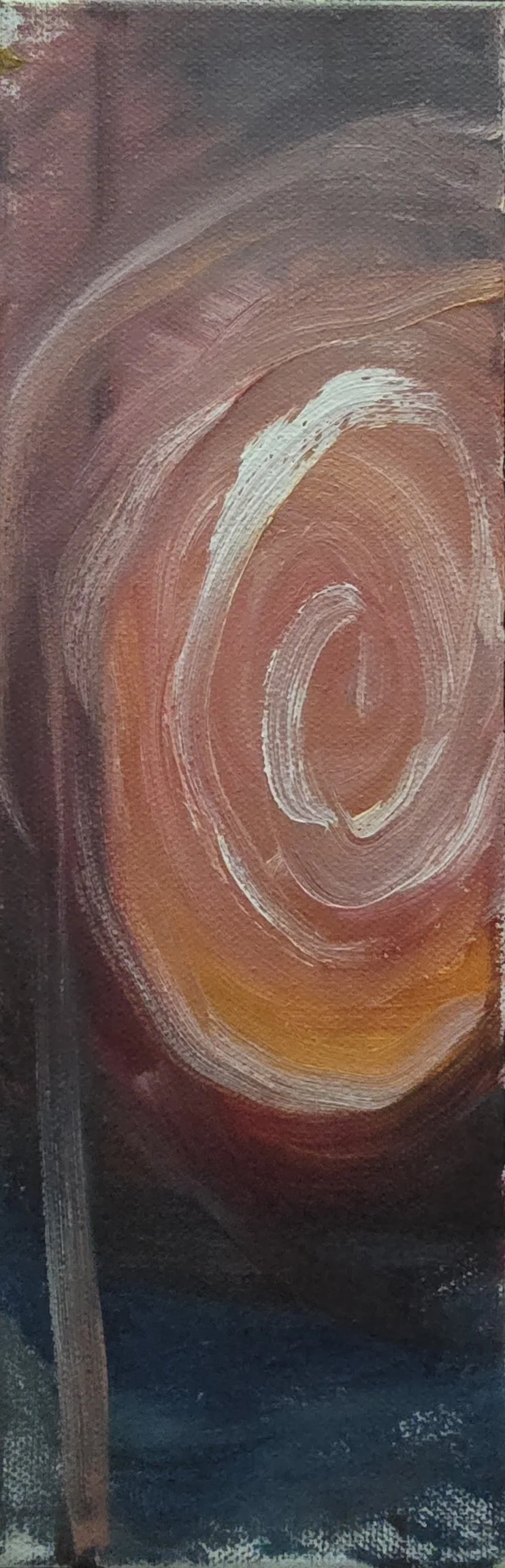 Teresa Fuller Kenton - Snellville, Georgia - “Twist” 
Oil on canvas
4 × 12 in