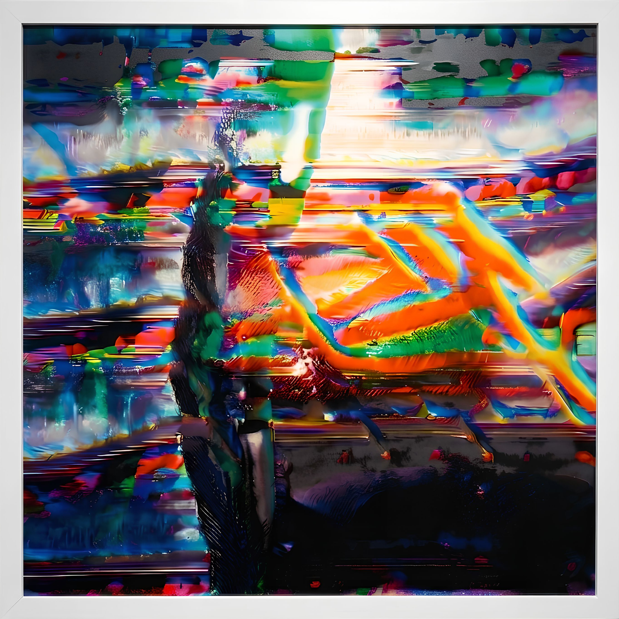 GAURAV DUA - 

"0 0 0 9 - 0 1 0” 
Textured print on Acrylic
48 x 48 in