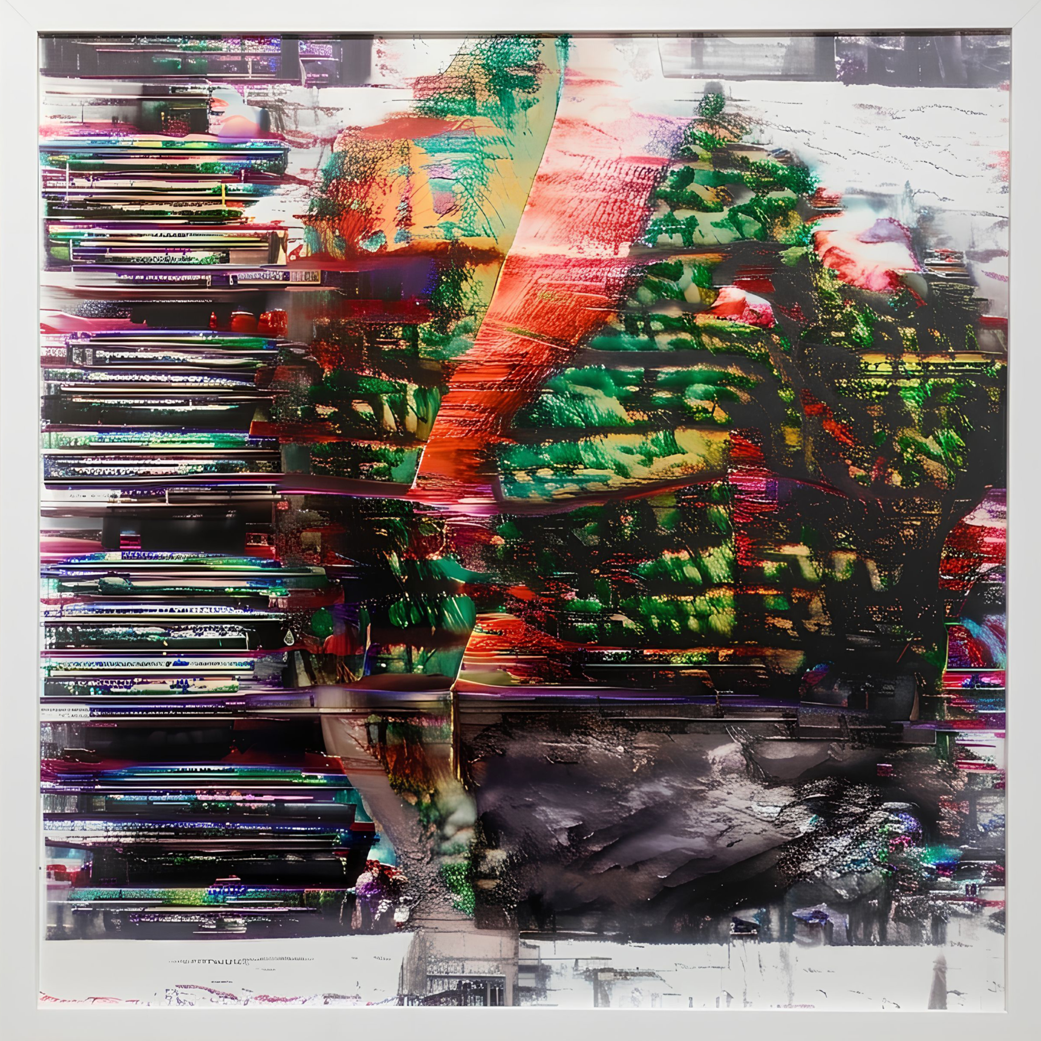 GAURAV DUA - "0 0 1 2 - 0 0 2” 
Textured print on Sintra
48 x 48 in