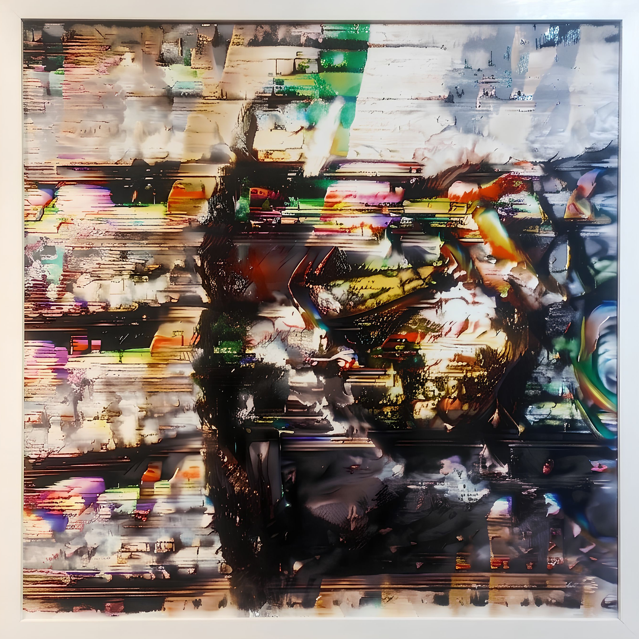 GAURAV DUA - "0 0 1 1 - 0 0 1” 
Textured print on Sintra
48 x 48 in