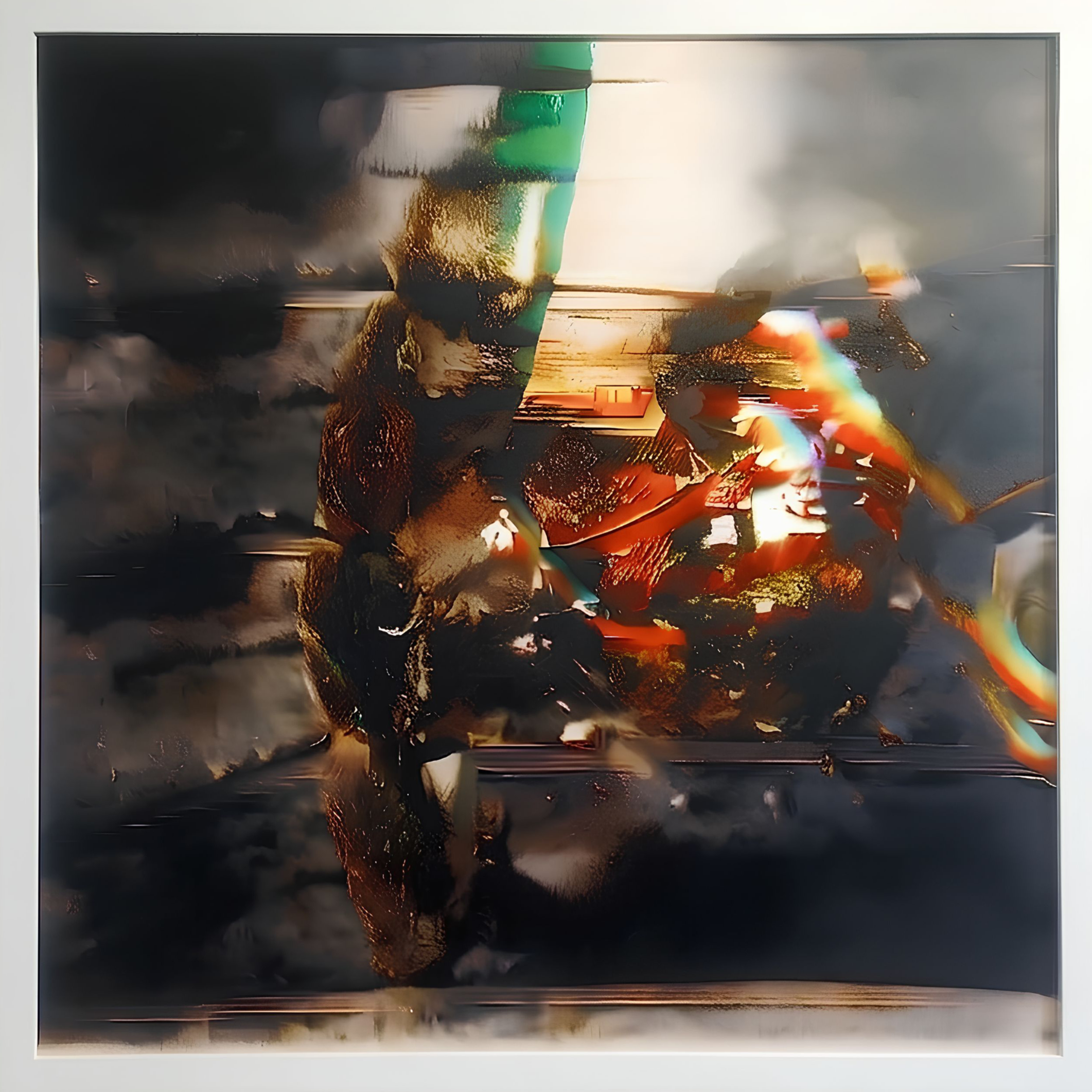 GAURAV DUA - "0 0 1 1 - 0 1 1” 
Textured print on Sintra
48 x 48 in