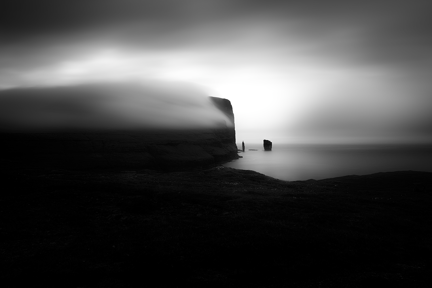 "Ancient Light," 18in x 12in, Archival Pigment, Infrared Photography