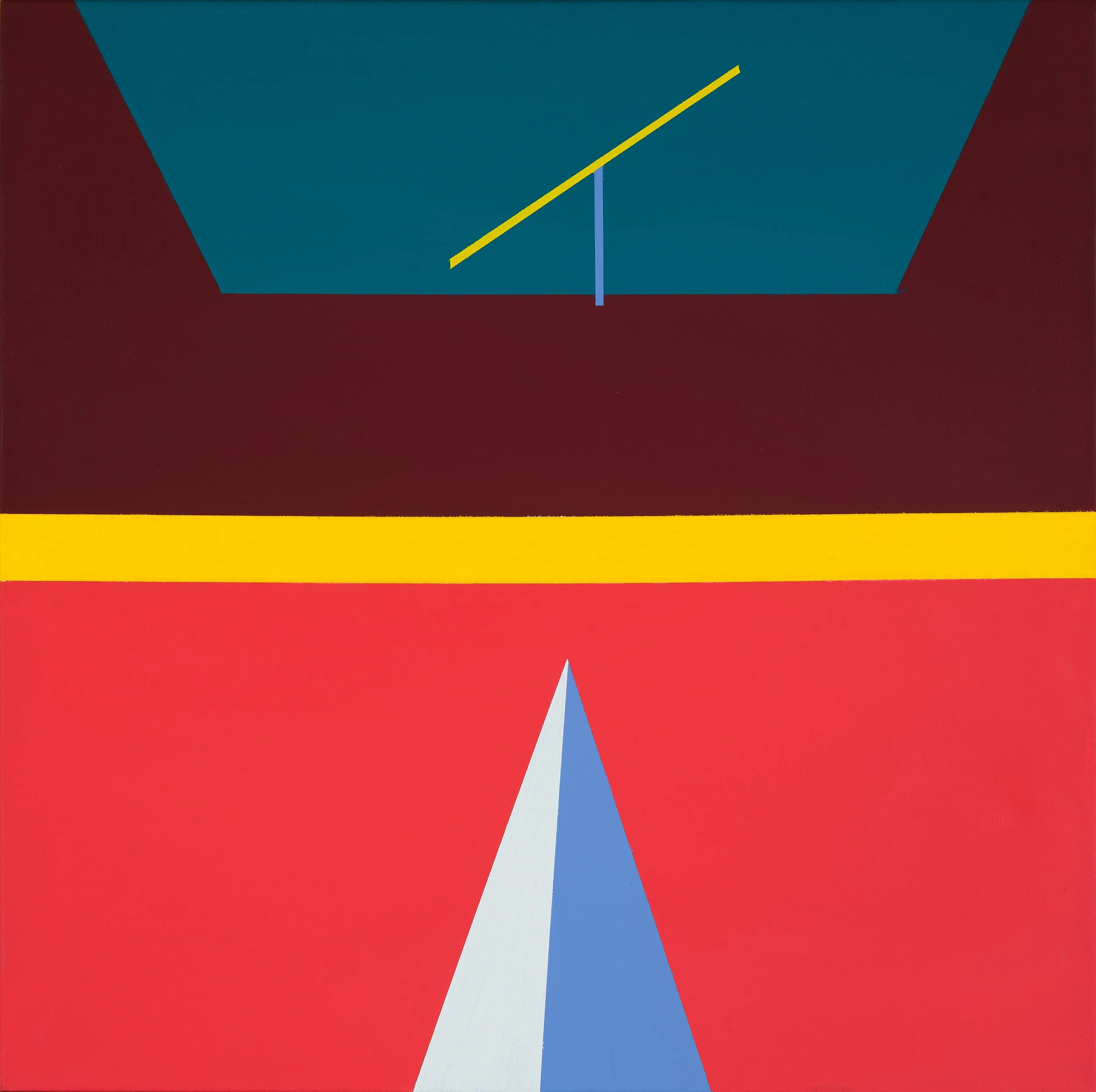 Jo Paff
Santa Fe, New Mexico

“Passage to Santa Fe,“ 2025
Latex on Canvas with Protective Clear Coat
24 x 24 in

