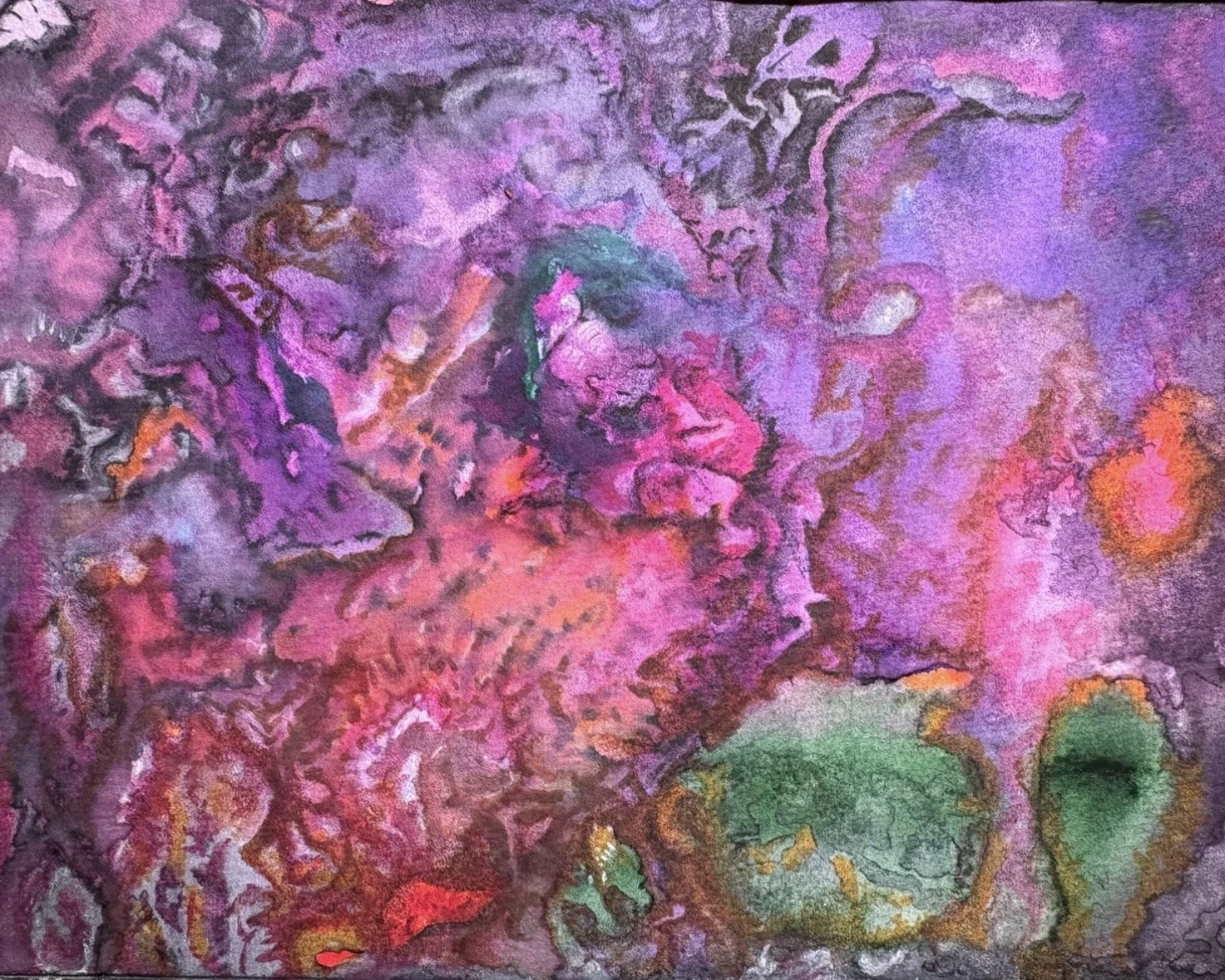 DR KV - 
Pennsylvania.

"Crow" 
Watercolor
8 x 5 in