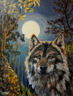 Carol Sims - 

Salem, Oregon. 
“Alpha" 
Acrylic on canvas
24 x 18 in