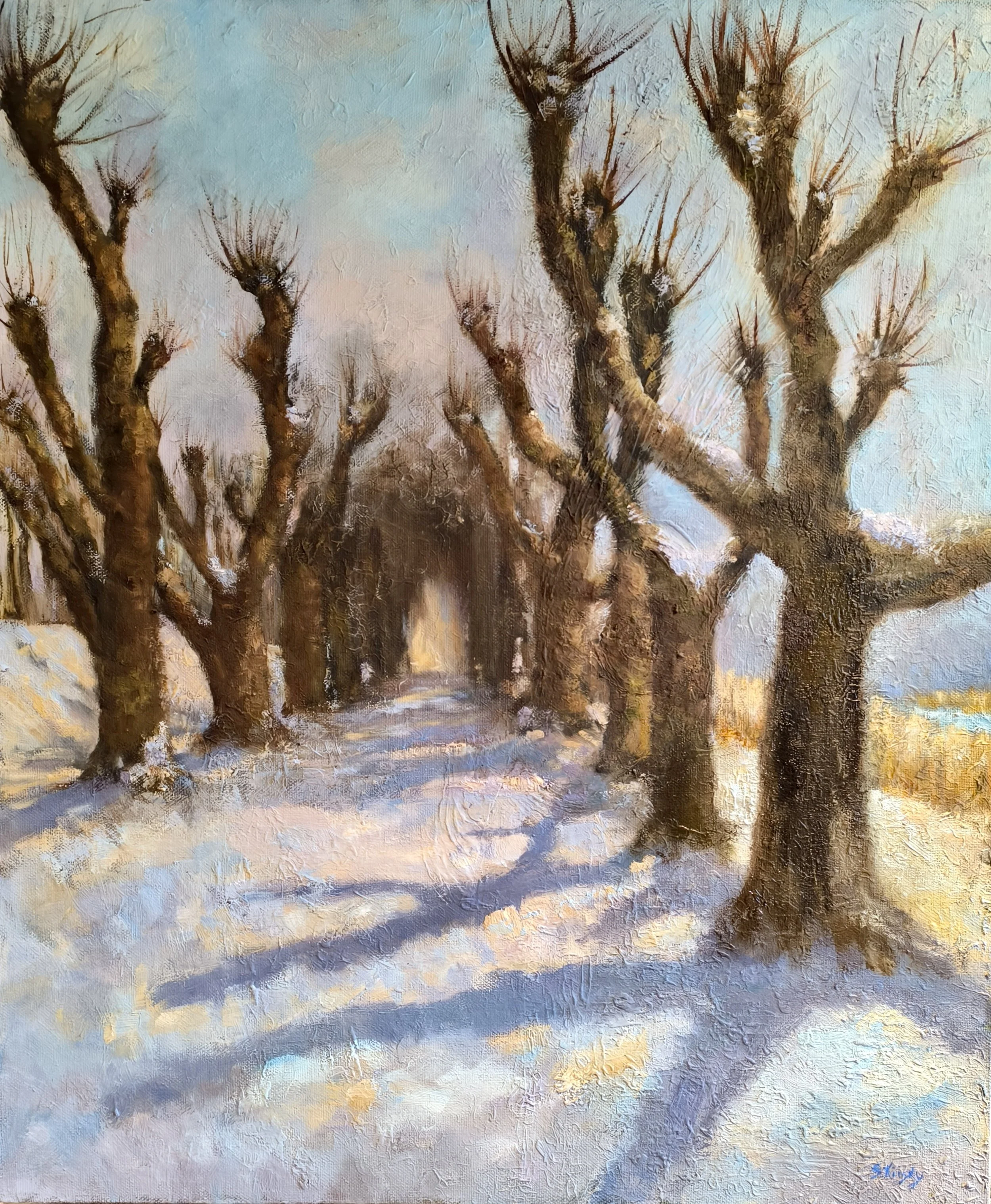 “LINDEN ALLEY WINTER”, 2021 BY
SVETLANA GRISHKOVEC-KIIASKY
95 CM X 80 CM. OIL ON LINEN.
-
LOCATION: RIGA
HTTP://KIISKYART.COM
