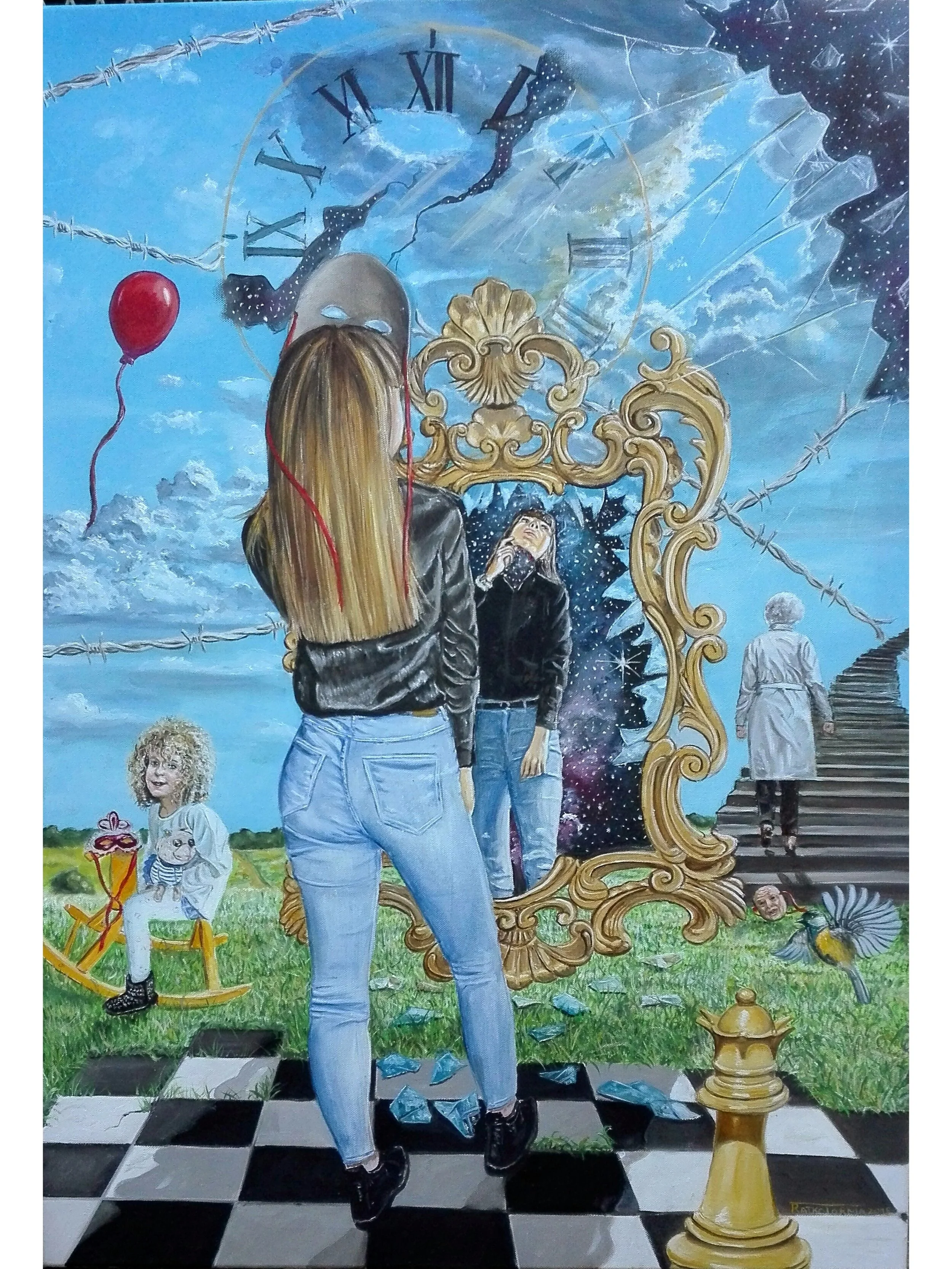 Ratko Torma - 
Serbia.

"Breaking Illusions" 
Oil on canvas
70 x 100 cm