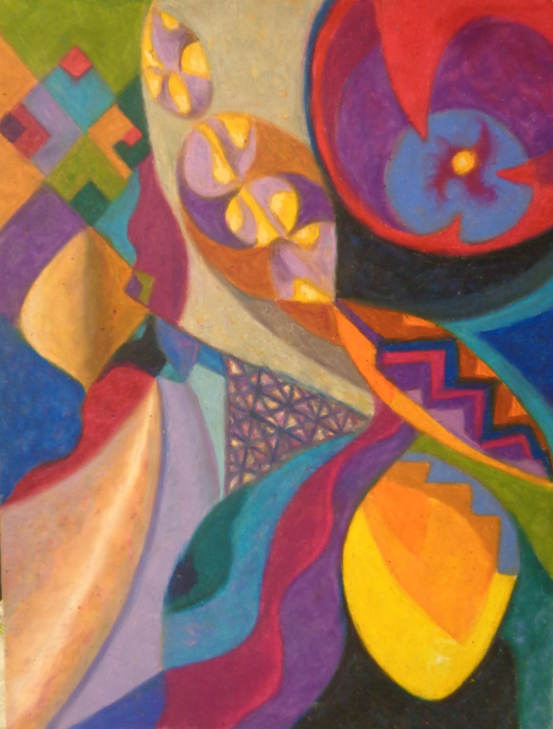 Terry Jackson - Saint Louis, Missouri - “No Title” 
Oil pastel on paper
9 × 12 in 