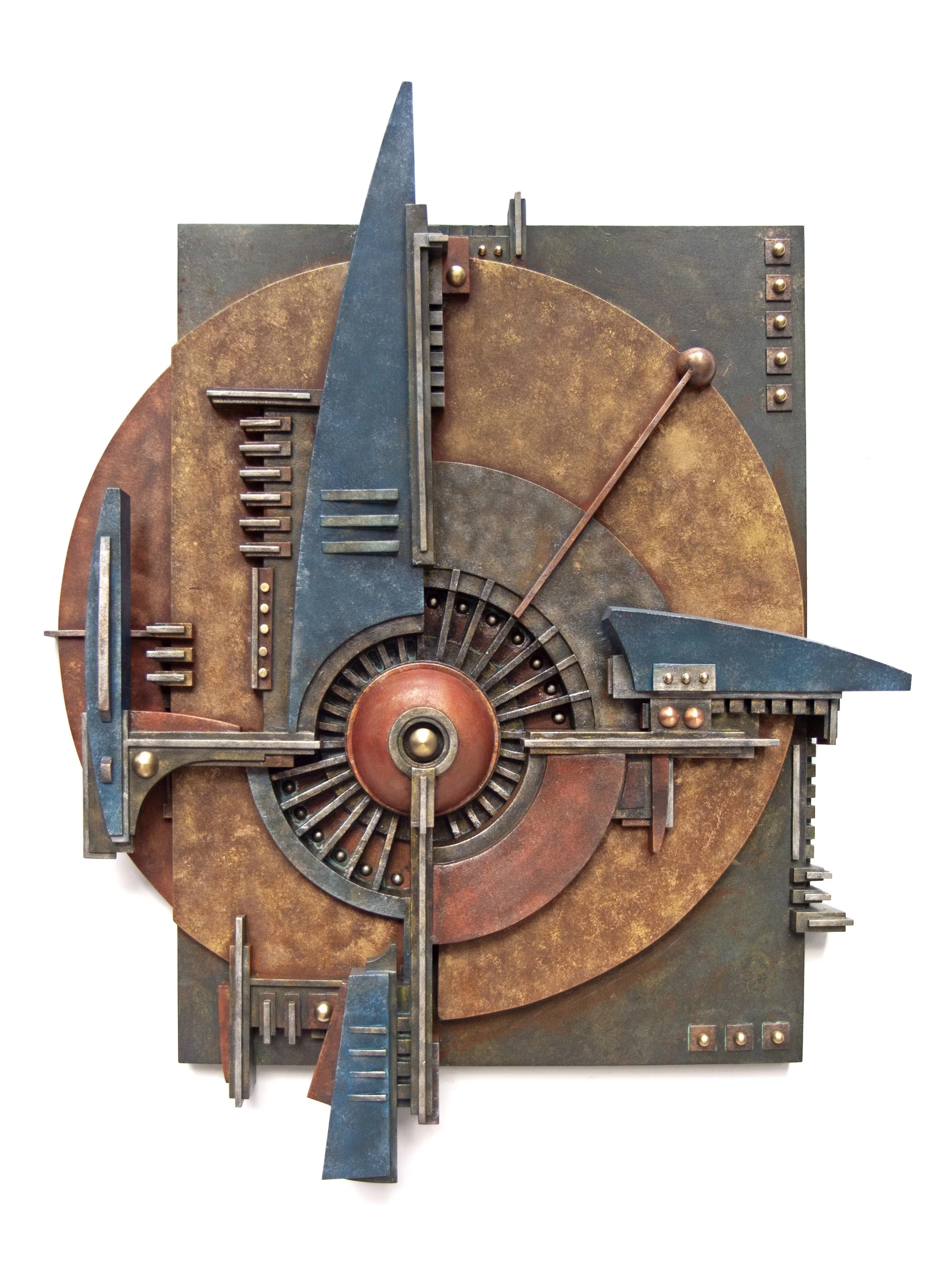 Robert Obier - Baton Rouge, Louisiana - “Solar Wind” 
Mixed Media on Wood
32.5 × 40 in