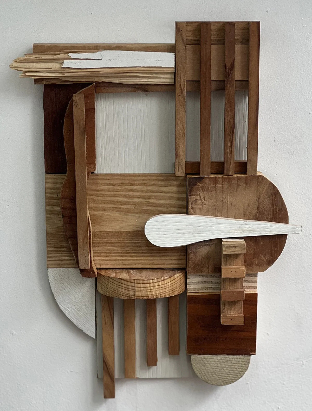 Lilian R Engel - New York, New York - “Fugue” 
Reclaimed Wood, assemblage
10 × 14  in