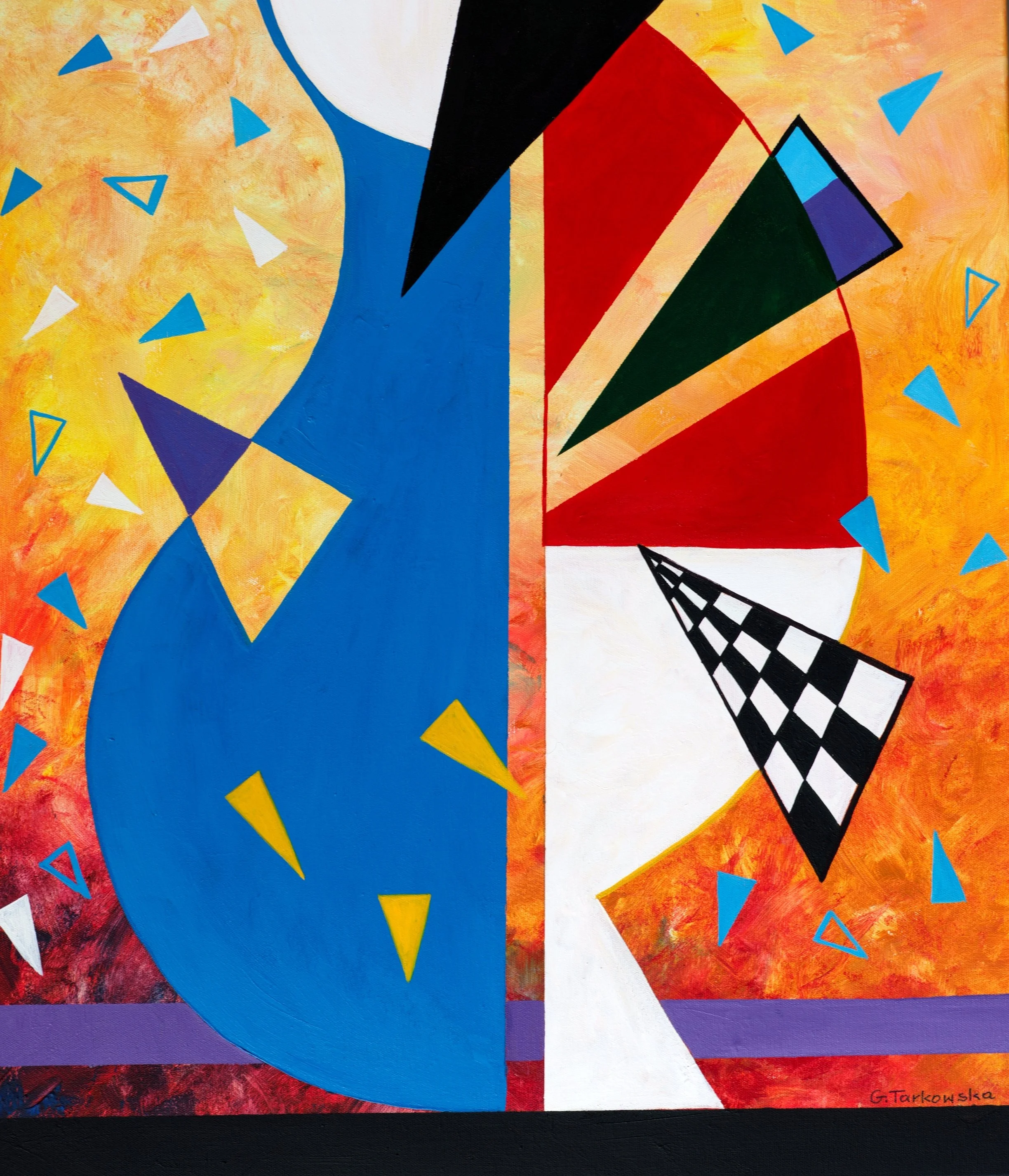 Grazyna Tarkowska
Czestochowa, Poland
"I'm Pissed Off,” 2025
Acrylic on canvas