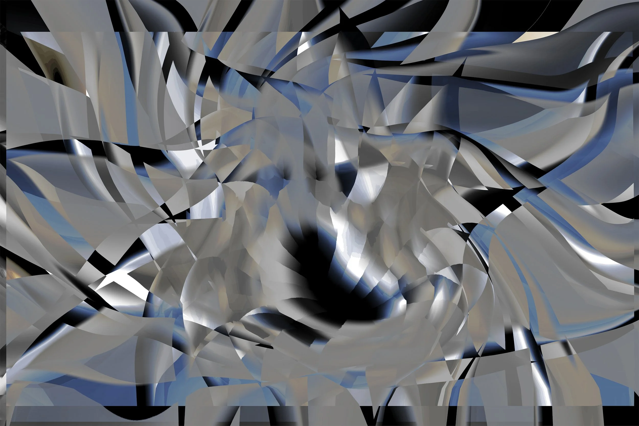 Brian Gugino - New York - "Dustbowl Rose Blue” 
Digital Composition
36 × 24 in